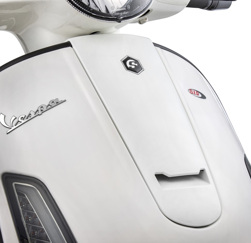 Cascata per Vespa GTS/GTS Super/GTV/GT 60/GT/GT L 125-300cc (-'18), bianco