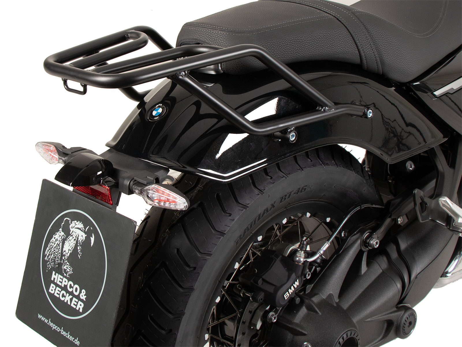 Portapacchi tubolare nero per BMW R 12 (24-) Hepco & Becker
