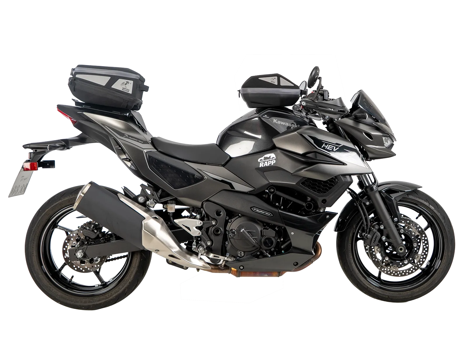 Portapacchi sportivo nero per Kawasaki Z 7 Hybrid (24-) Hepco & Becker