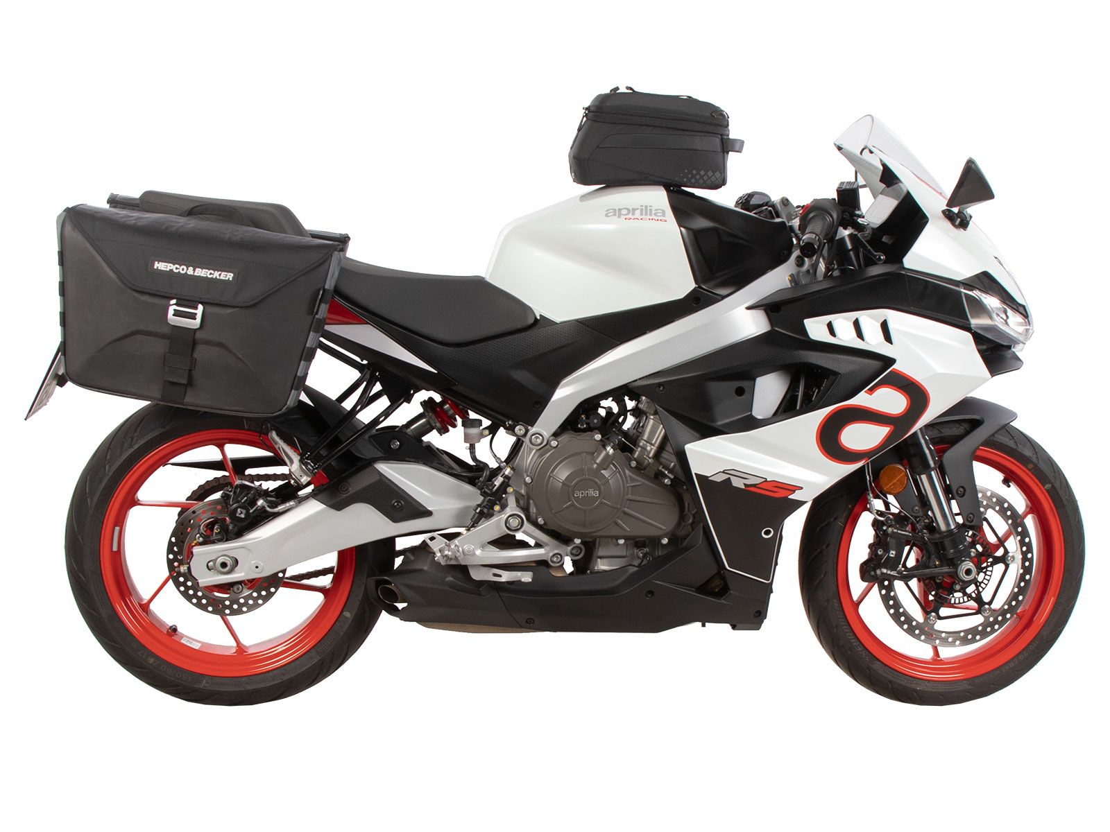 Portapacchi laterale C-Bow nero per Aprilia RS 457 (24-) Hepco & Becker
