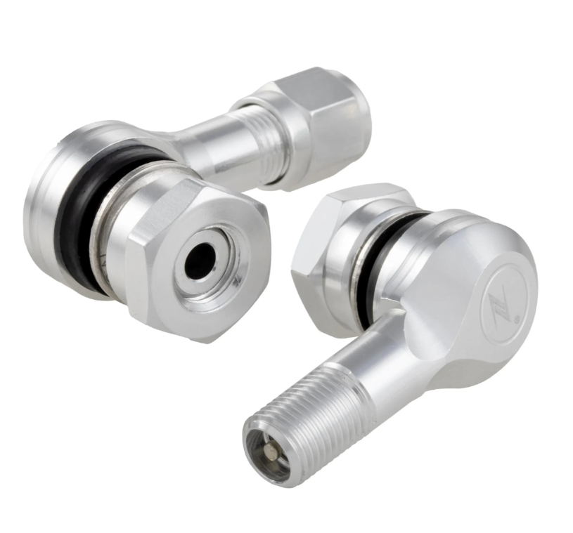 Valvola ZELIONI per pneumatico tubeless/cerchio 80°, argento