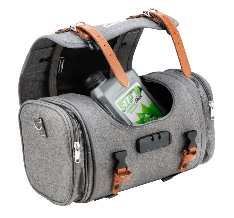 Borsa "Classic" piccola per Vespa, nylon, grigio