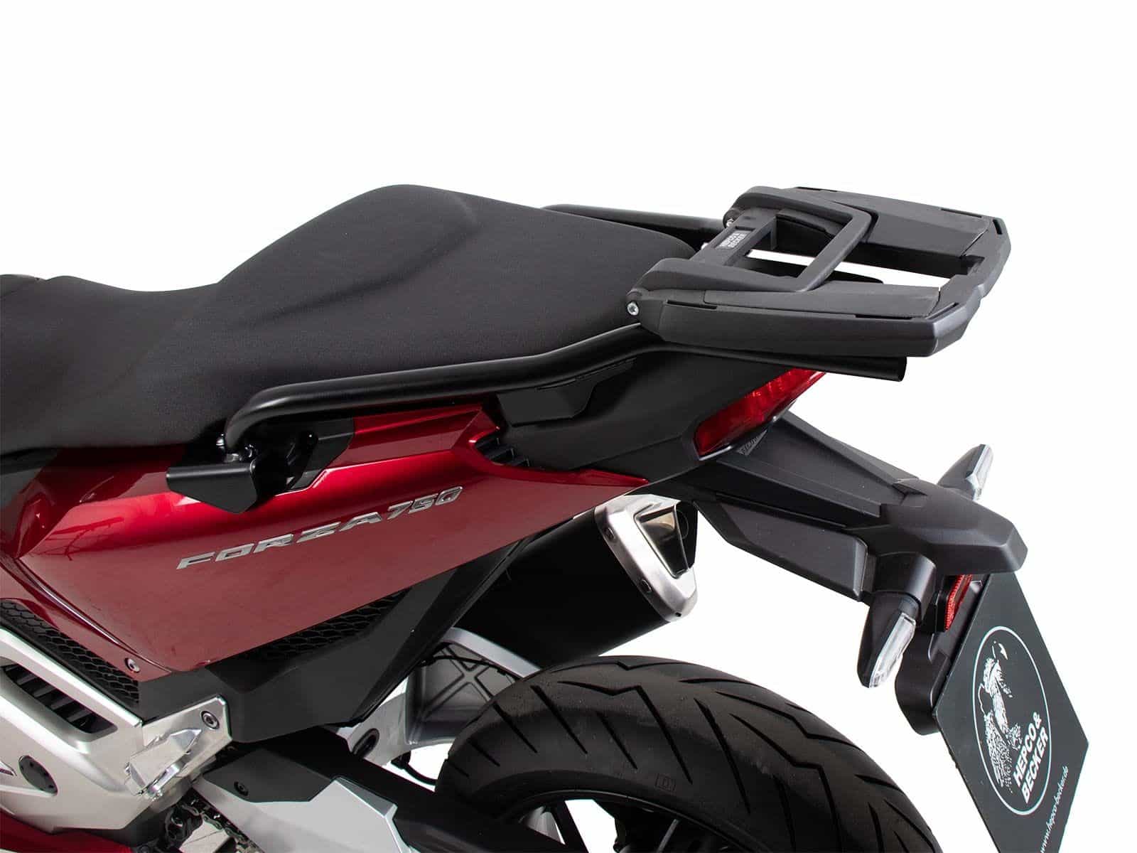 Easyrack porta bauletto nero per Honda NSS 750 Forza (21-) Hepco & Becker