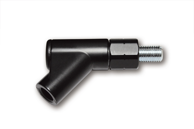 HIGHSIDER adattatore specchio intelligente nero M10x1.25, filettatura sinistra