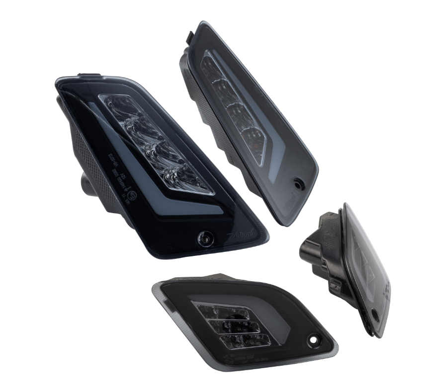 Kit indicatori di direzione ZELIONI anteriore e posteriore per Vespa GTS/GTS Super/GTV 125-300cc, colorati