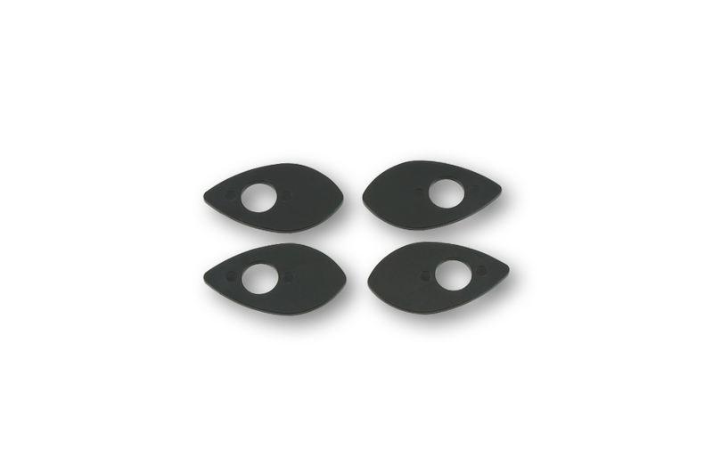HIGHSIDER Piastre di montaggio intelligenti Indy Spacer Nero Per varie, Ducati, Honda