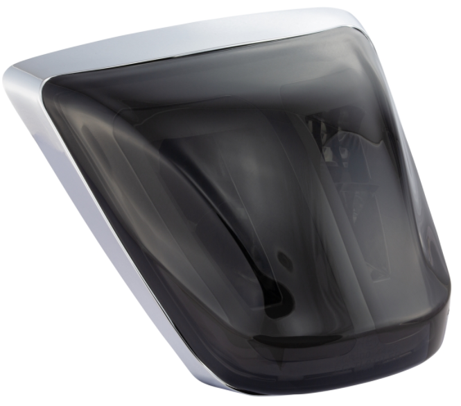 Fanale posteriore colorato per Vespa Primavera/​Sprint 50-150ccm, bordo - cromato