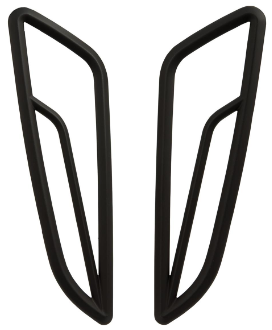Griglia frecce destra/sinistra, anteriore per Vespa Primavera/​Sprint 50-150ccm 2T/​4T AC, nero opaco