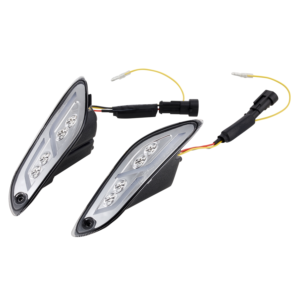 Kit indicatore di direzione posteriore sinistro/destro a LED trasparente per Vespa Primavera / Sprint 125-150cc SIP Style