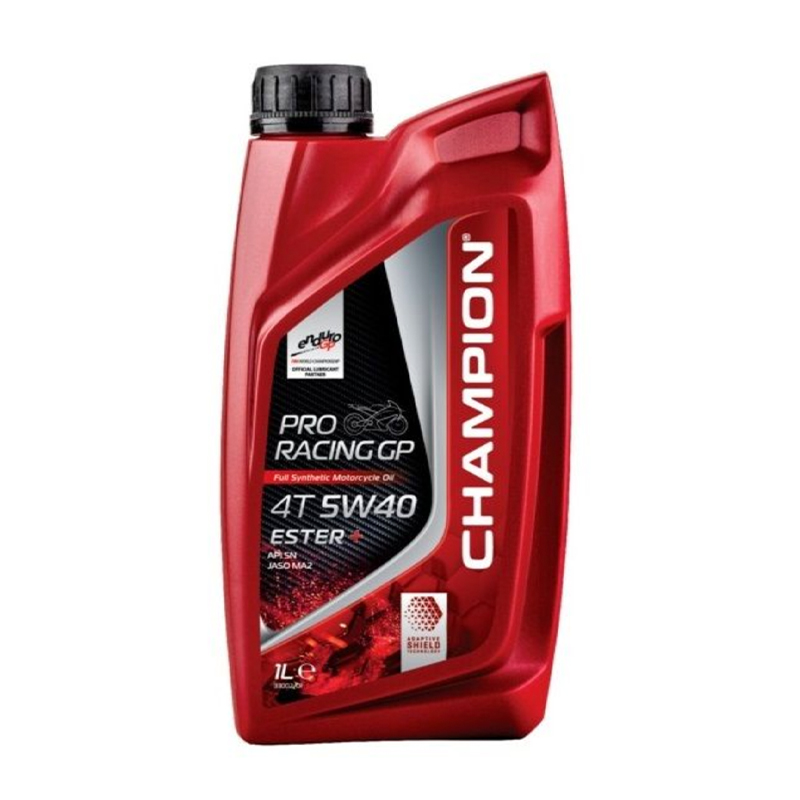 CHAMPION® Proracing GP 4T 5W-40 ESTER + Olio motore completamente sintetico - 1 litro