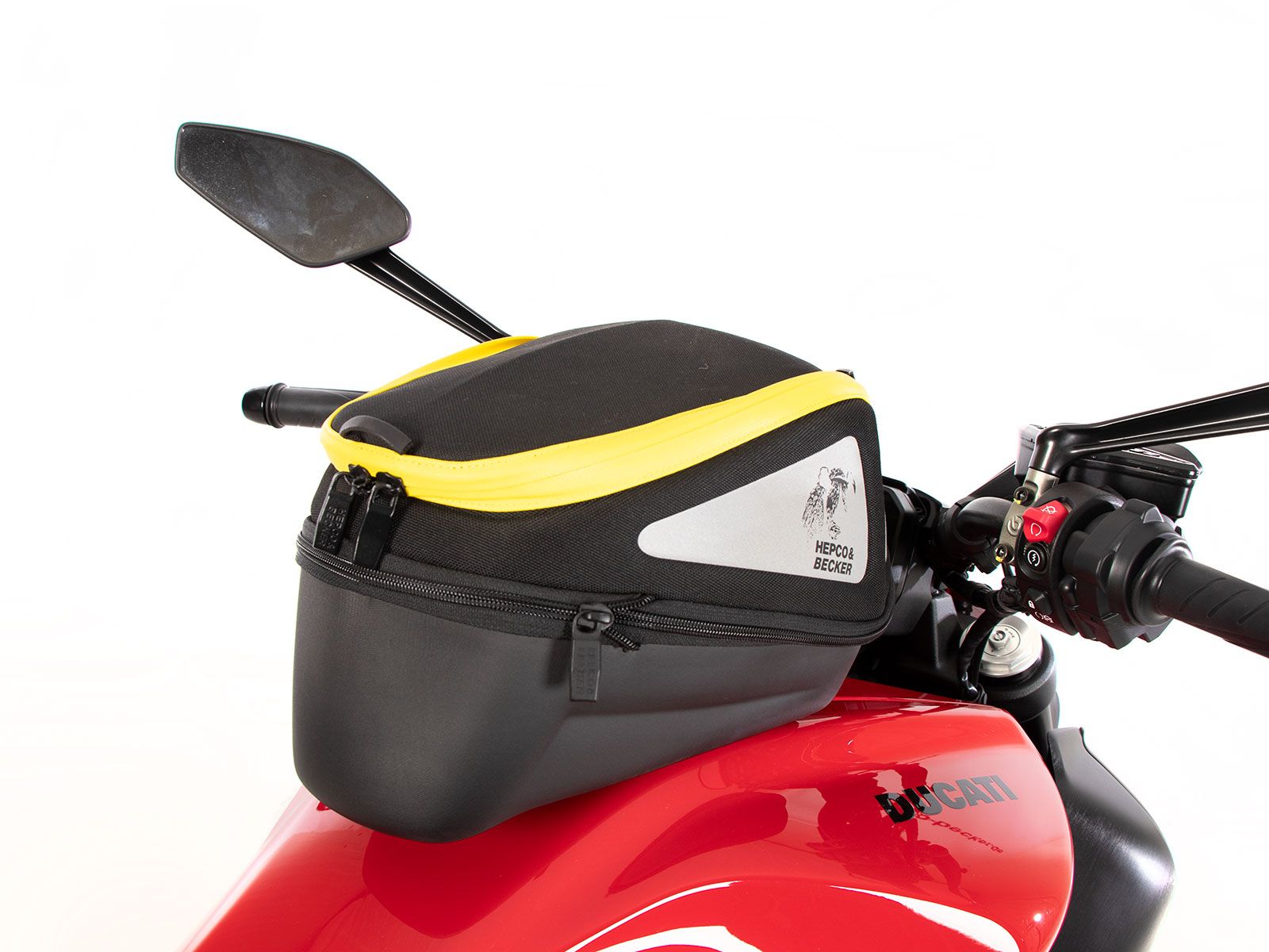 Anello serbatoio di base con blocco borsa serbatoio per Ducati Diavel V4 (23-) Hepco & Becker