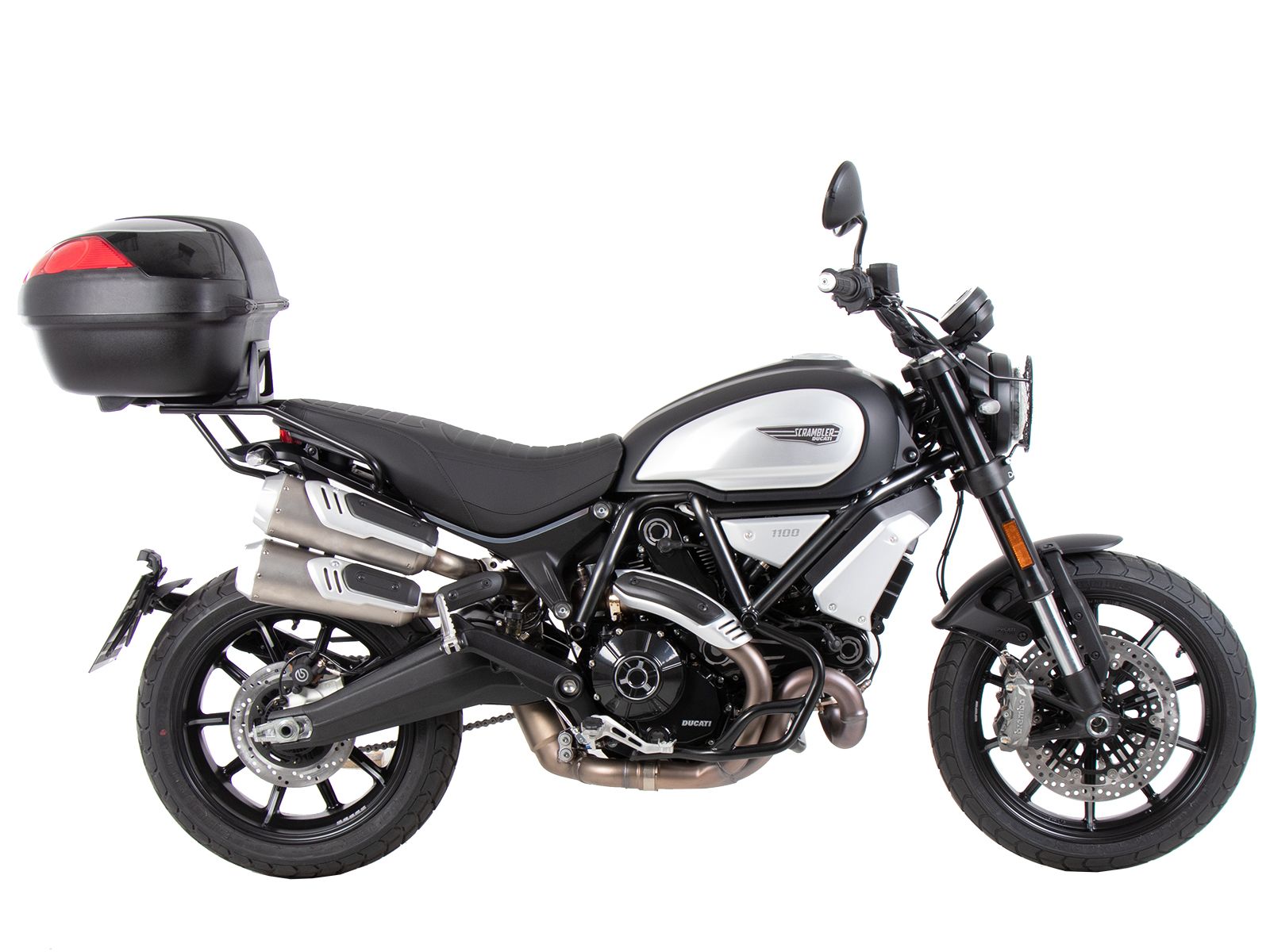 Easyrack porta bauletto nero per Ducati Scrambler 1100 Dark Pro /Pro /Sport Pro (21-24)