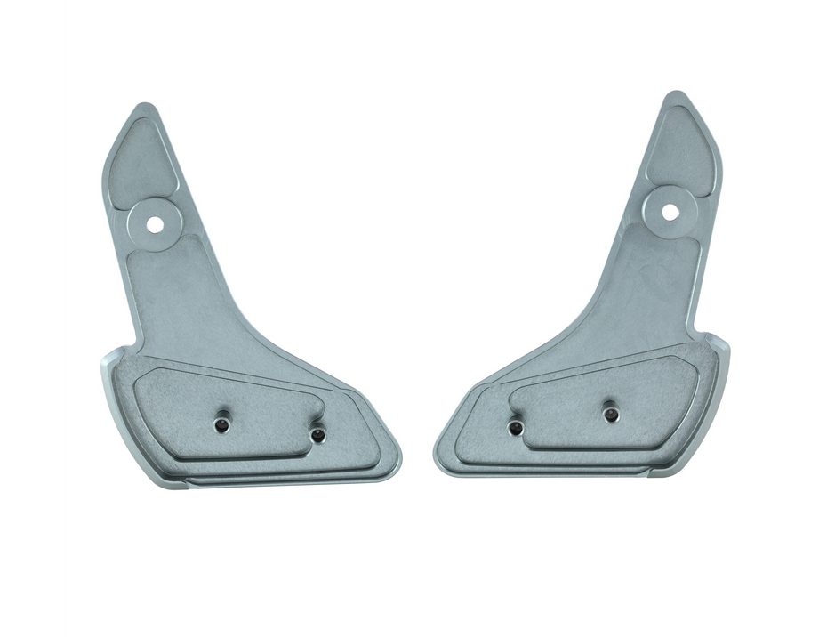 Poggiapiedi destro e sinistro per Vespa Primavera /Sprint 50-150cc 2T/4T AC, grigio opaco