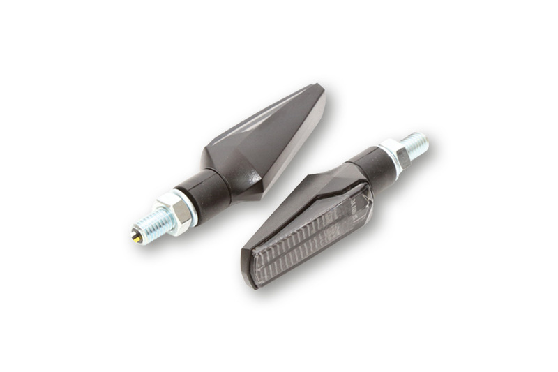 HIGHSIDER smart Fineline LED indicatore di direzione/luce di posizione nero/tinta 2in1, omologato E (coppia)