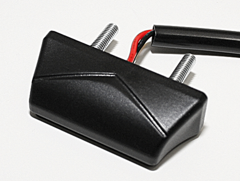 HIGHSIDER luce targa intelligente a LED nera (1 pezzo)