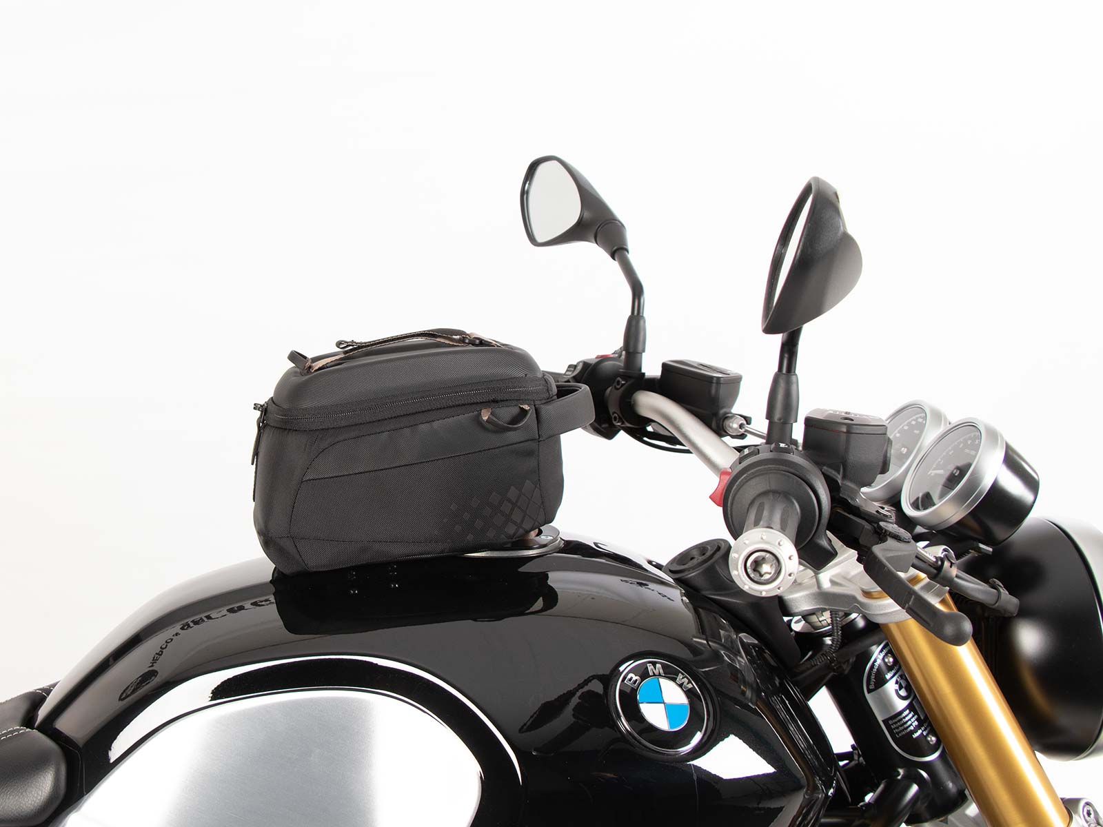 Anello serbatoio di base con blocco borsa serbatoio per BMW R nineT Pure (17-23) Hepco & Becker