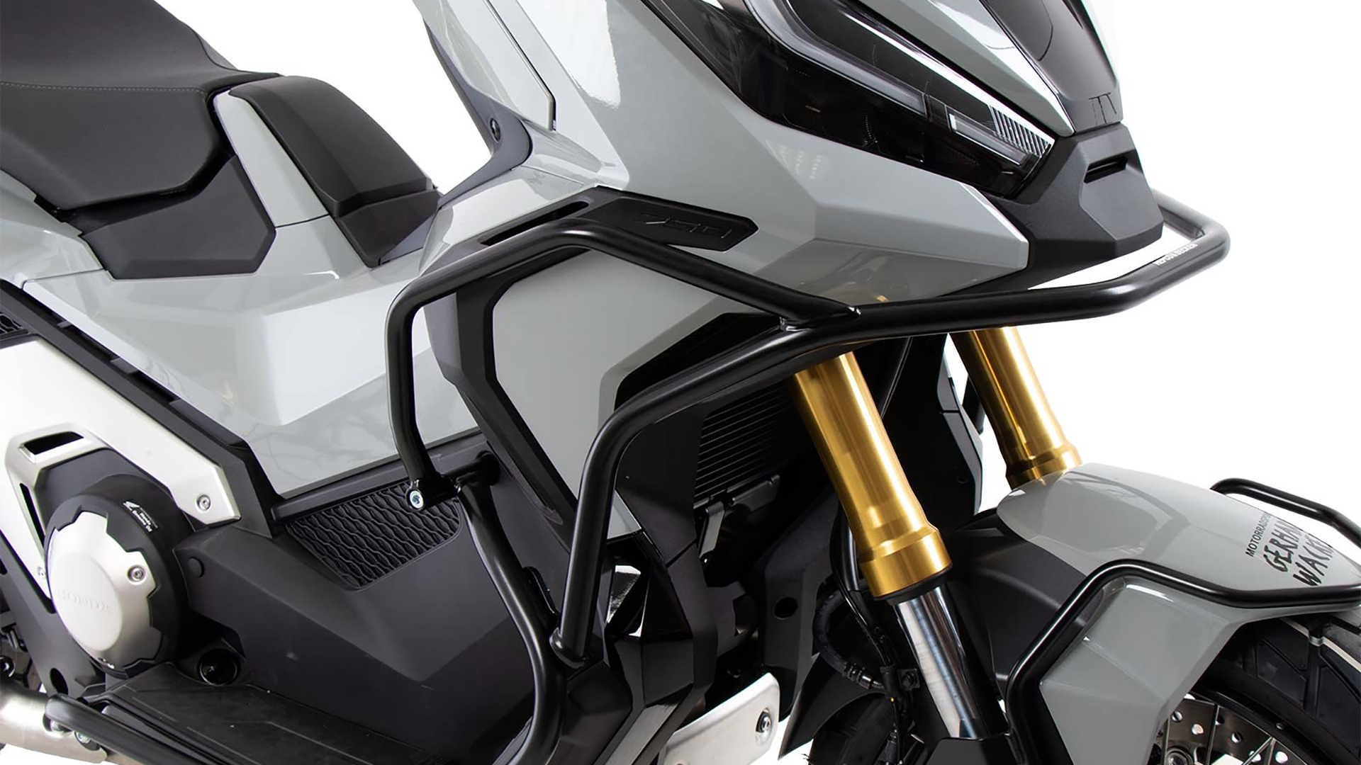 Barra di protezione anteriore nera per Honda X-ADV 750 (21-24) Hepco & Becker