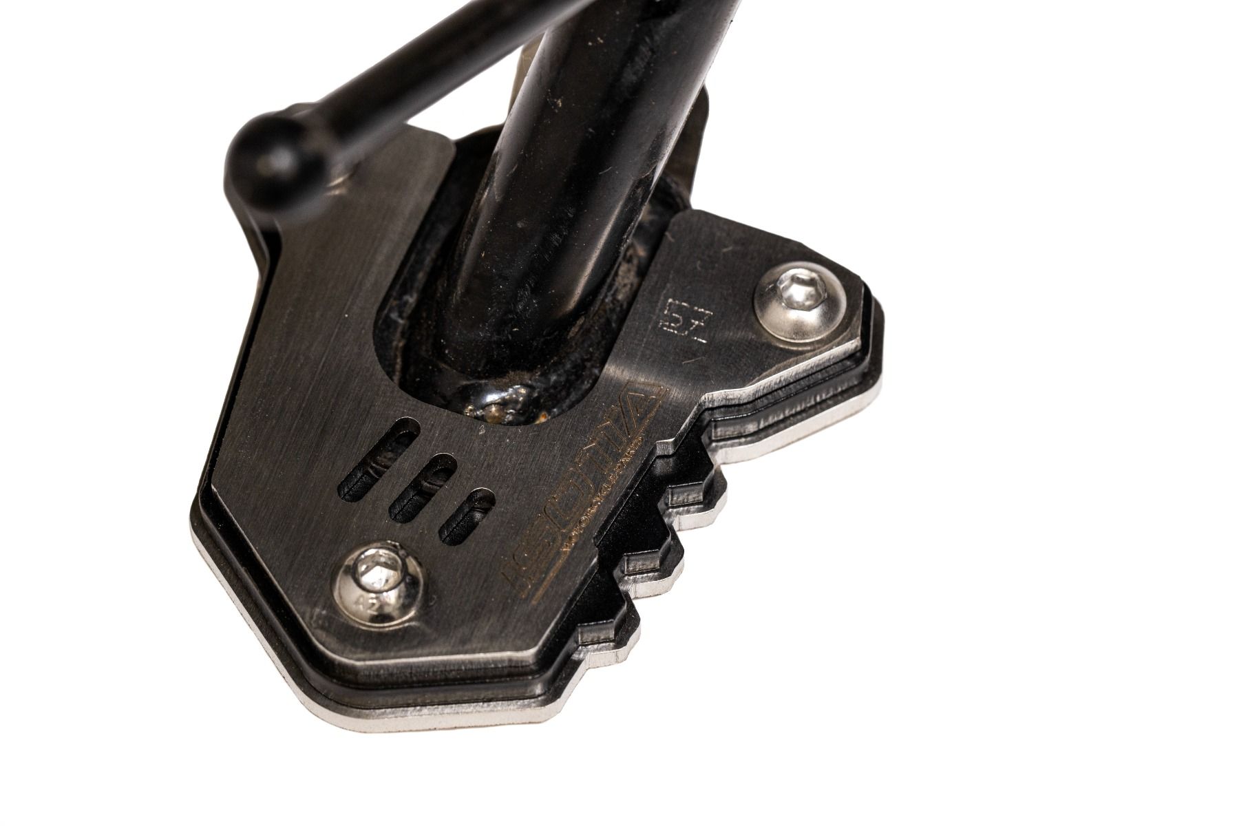 Estensione del piede del cavalletto laterale per Honda CB 500 X (19-23) / NX 500 (24-), nero