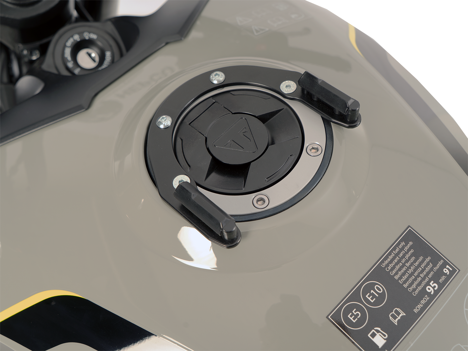 Anello per serbatoio Basic con chiusura per borsa da serbatoio inclusa per Triumph Trident 660 (26-) Hepco & Becker