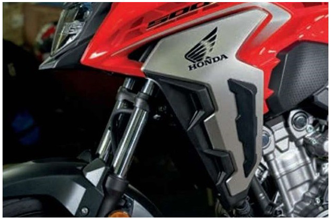 Carenatura laterale con paravento per Honda CB 500 X 2019- Originale