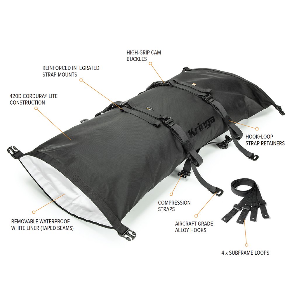 Kriega Rollpack 40 Litri - Multicam Nero / Mimetico