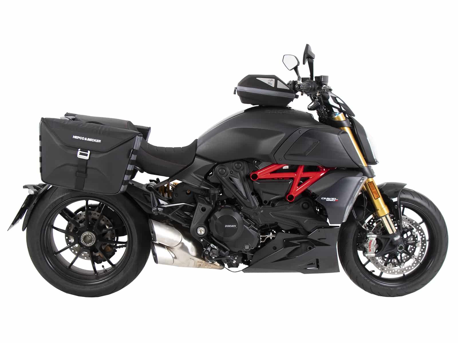Anello serbatoio di base con blocco borsa serbatoio per Ducati Diavel 1260 /S (19-22) Hepco & Becker