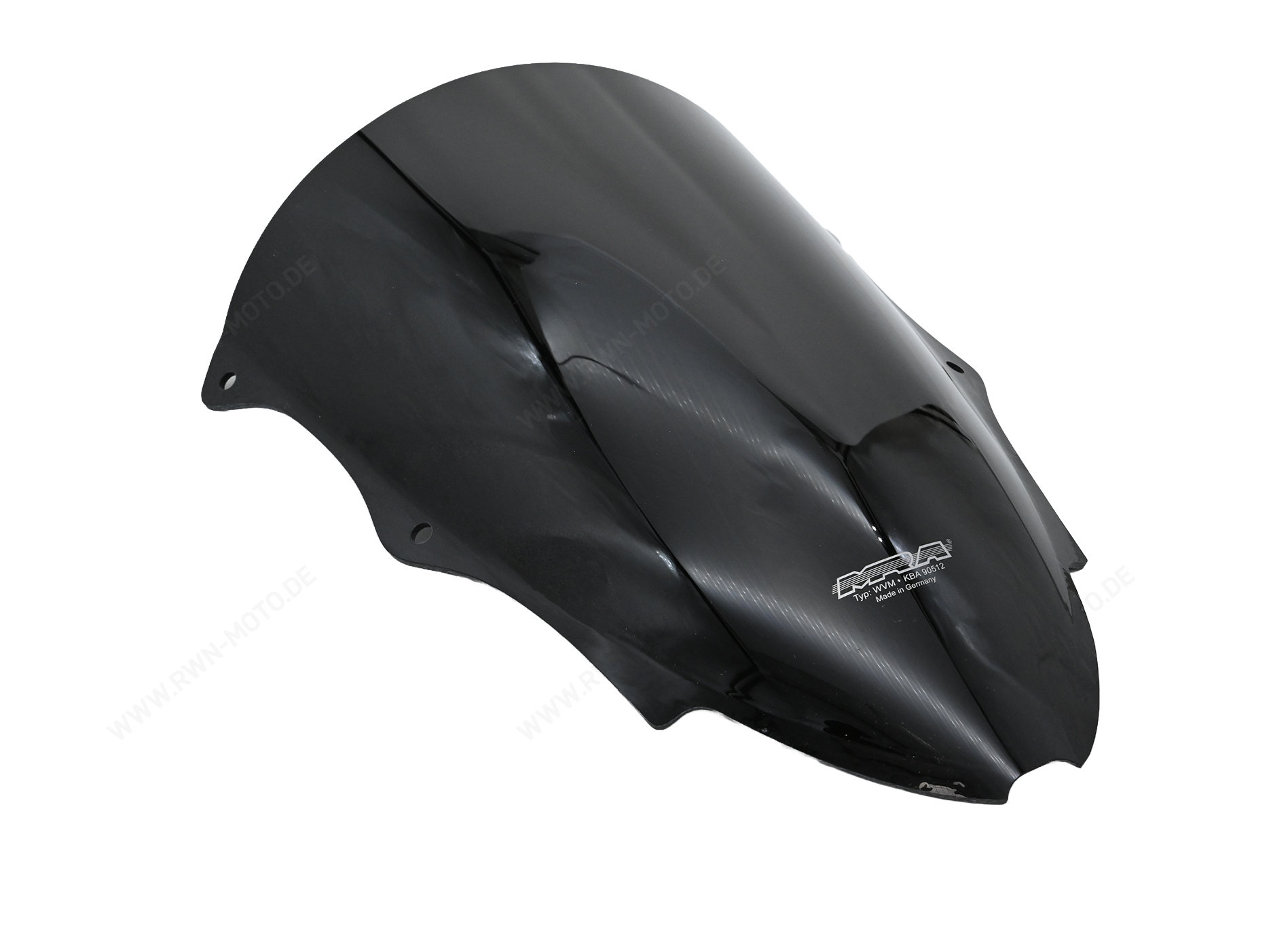 MRA Parabrezza originale stampato "O" nero APRILIA RSV 4 -125 RK