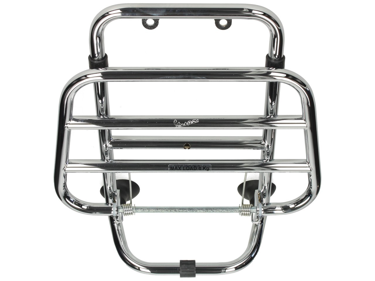 Portapacchi, anteriore, cromato, pieghevole, per Vespa GTS