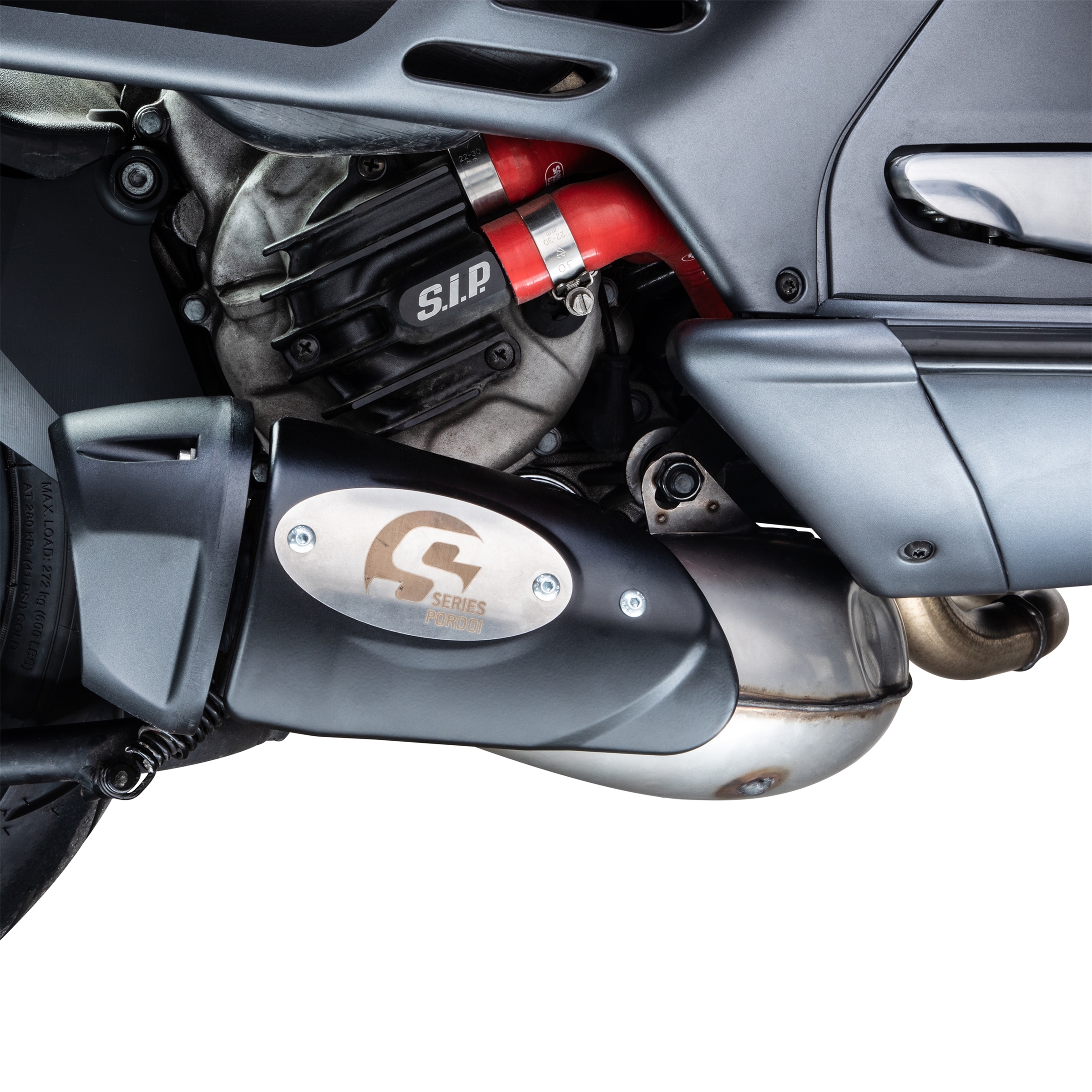 Scarico racing per Vespa GTS/​GTS Super/​GTV/​GT 60 125-300ccm i.e., 4T, LC, inox