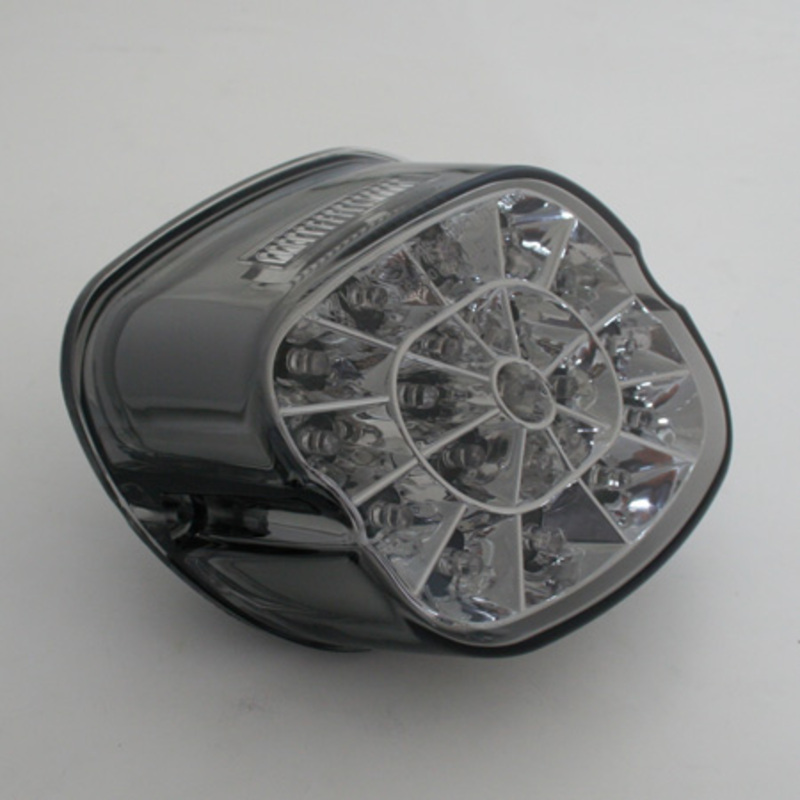 HIGHSIDER luce posteriore intelligente a LED nera stile HD, omologata (1 pezzo)