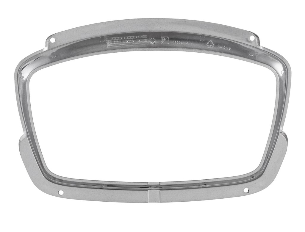 Anello decorativo tachimetro per Vespa GTS Supertech HPE 125/300 ('19-), nero lucido