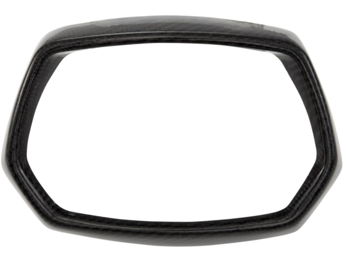 Anello faro nero per Vespa Sprint 50-150ccm 2T/​4T ('13-'18), carbonio