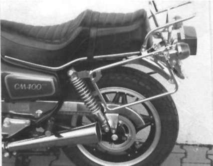 Portapacchi tubolare e portavaligie laterale per Honda CM 400 T (80-84) Hepco & Becker