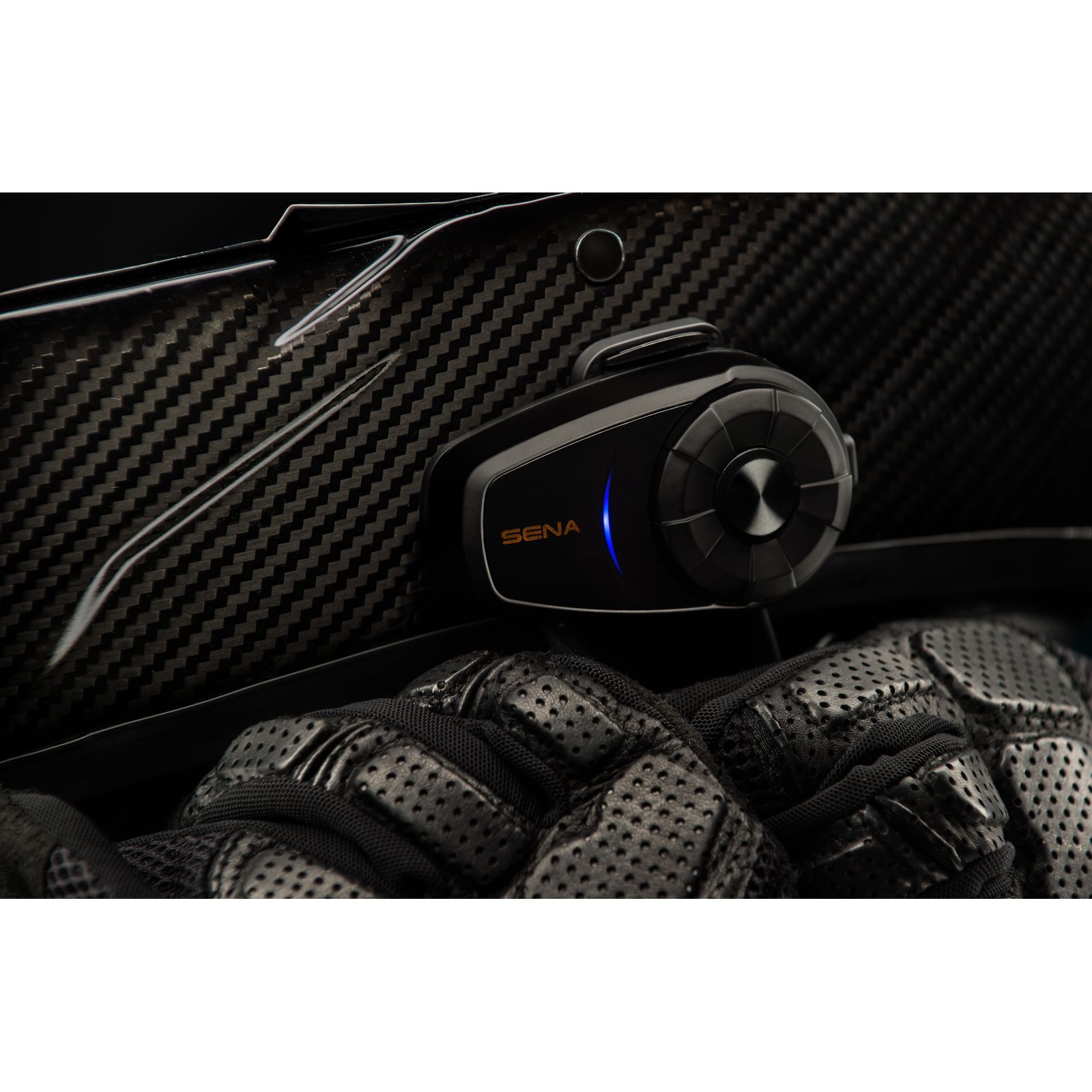 Set singolo SENA 10S - Sistema di comunicazione Bluetooth per motociclette