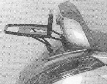 Portapacchi tubolare Topcaseträger argento per Aprilia Atlantic 500 (02-05) Hepco & Becker