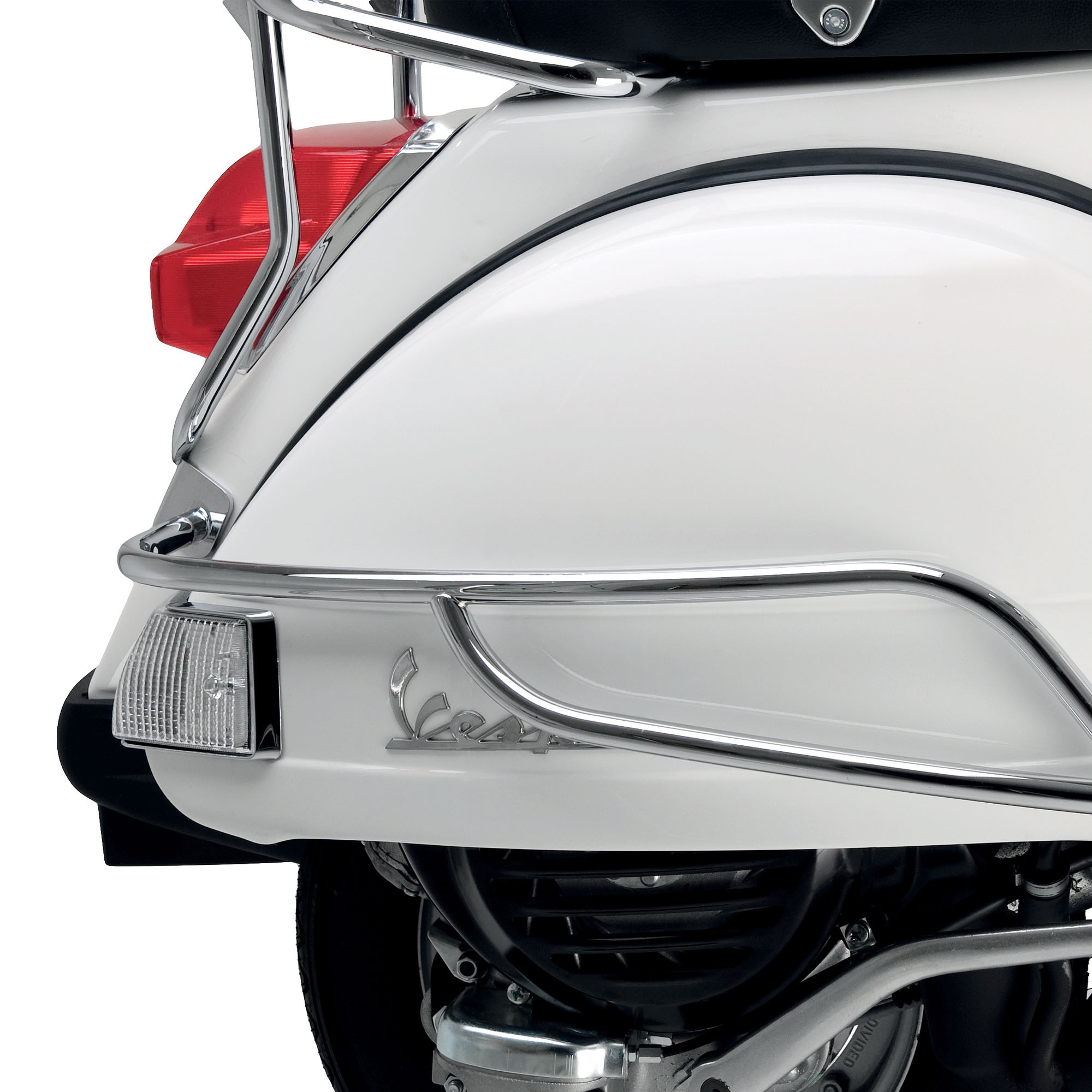 Barra d'urto posteriore originale cromata Vespa PX