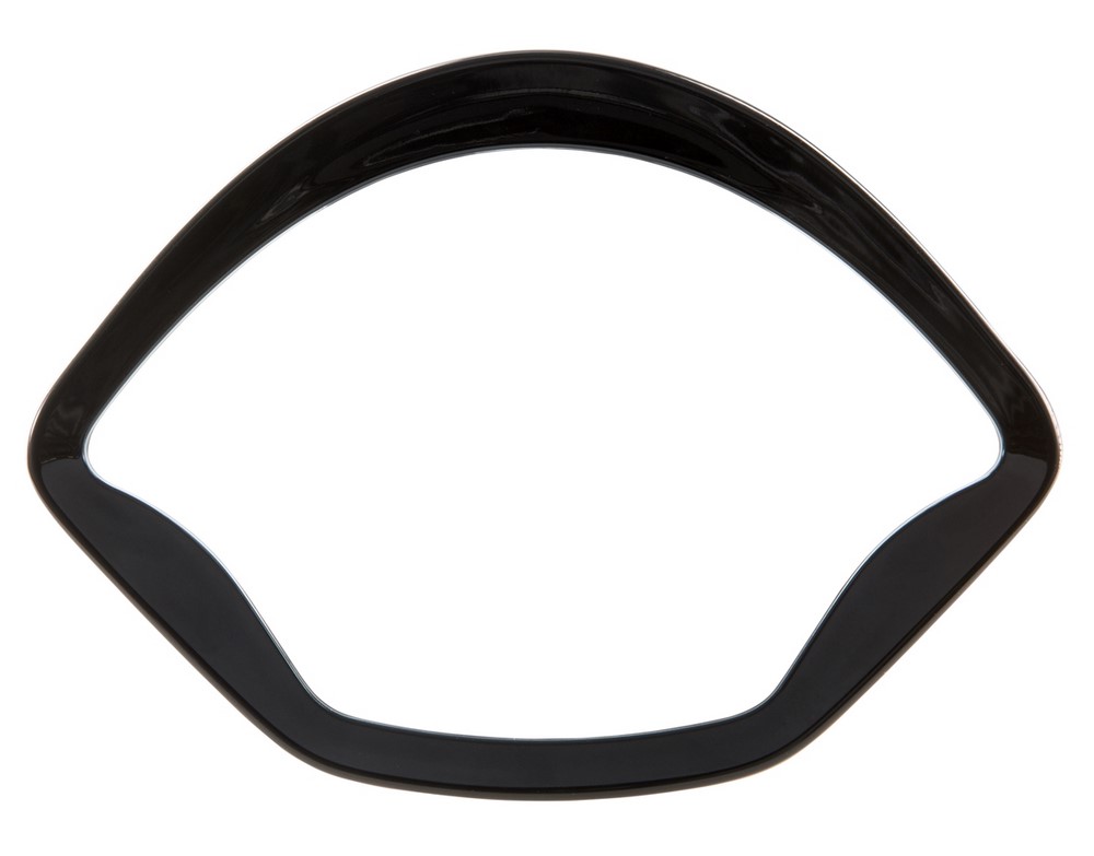 Anello decorativo tachimetro per Vespa GTS/GTS Super 125-300cc ('14-), nero lucido