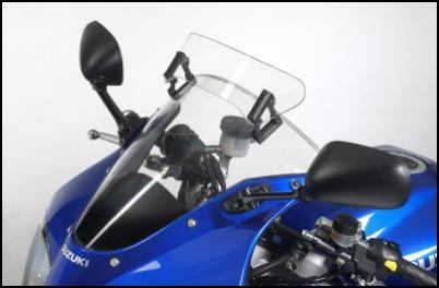 Attacco parabrezza Vario per Suzuki SV650 BJ. 2003-2006/ SV1000 BJ. 2003-2006