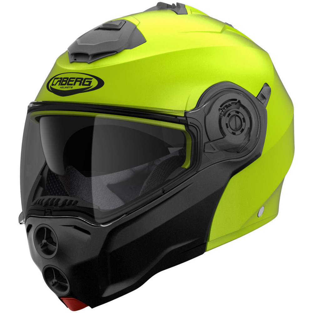 Caberg Casco Droid Hi Vizion, giallo fluo/nero