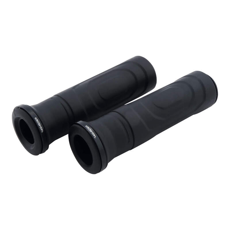 HIGHSIDER pro Goma-RS impugnatura in gomma nera 7/8 di pollice (22,2 mm), 125 mm (coppia)