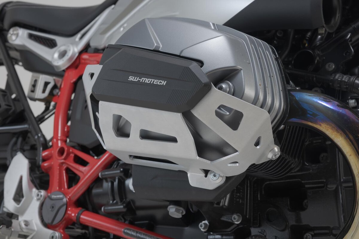 SW-Motech protezione cilindri argento per BMW R 12 G/S (25-)