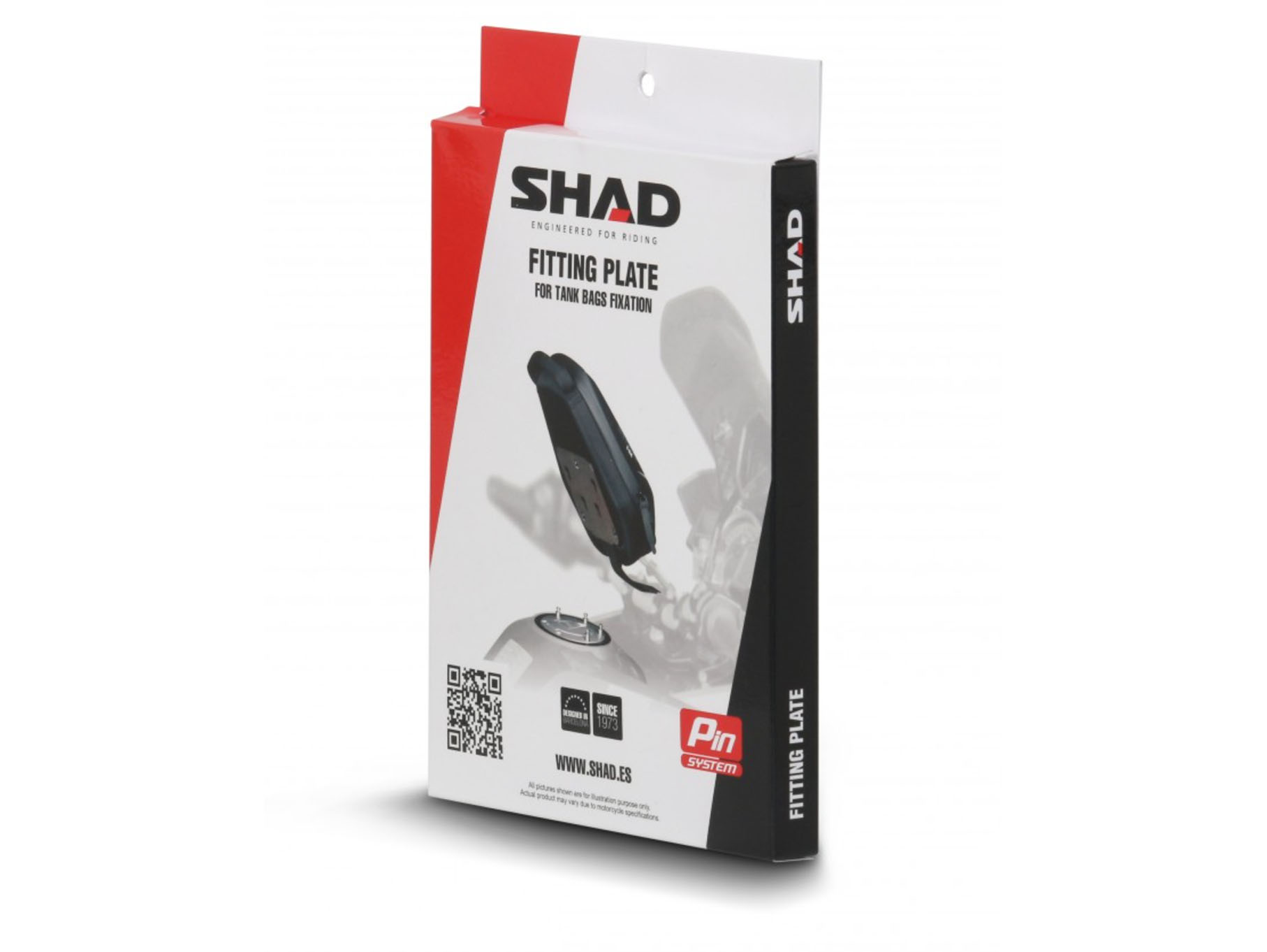 Base Shad KTM Duke 125 / 390 2017- per borsa da serbatoio con sistema PIN