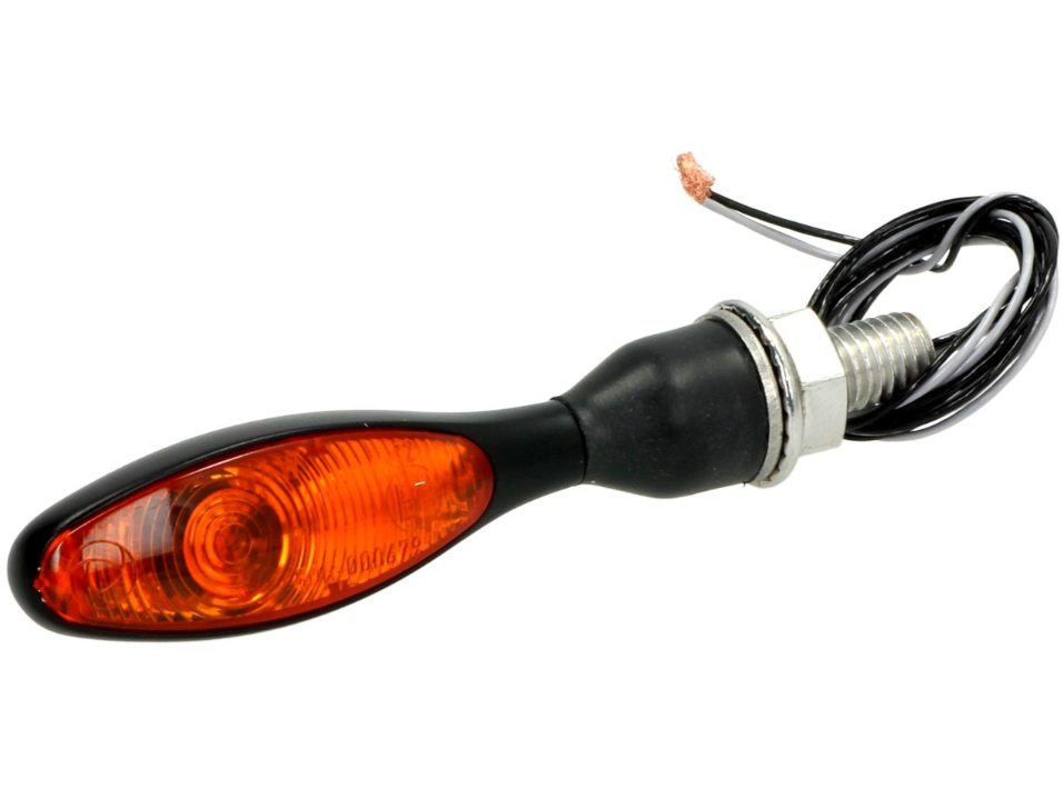 Indicatore Kellermann, Micro 1000 alogeno, acciaio, alogeno, HR/HL, 12 V, 6 W, nero satinato