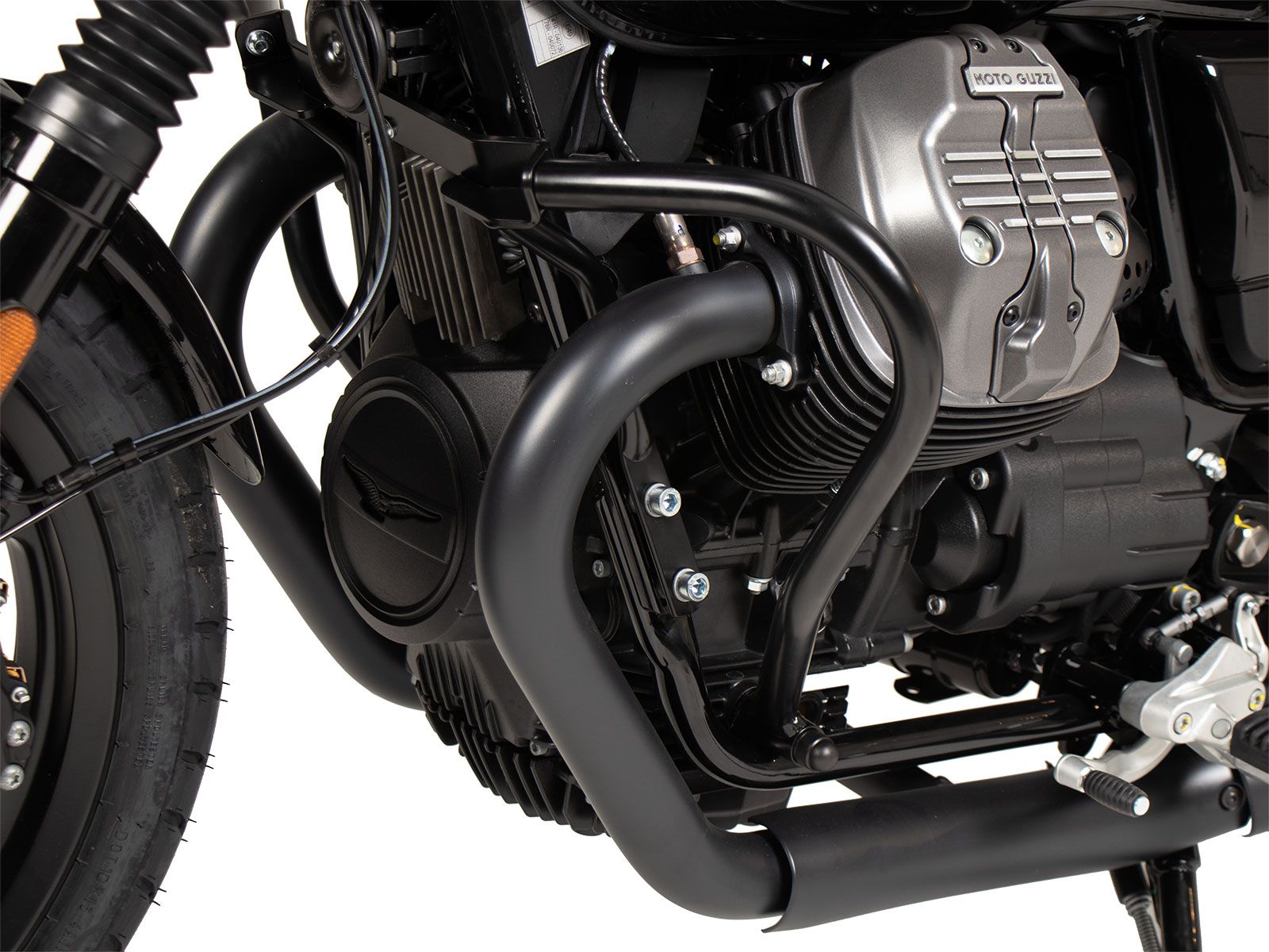 Para motore nero per Moto Guzzi V7 Stone Special Edition (22-) Hepco & Becker
