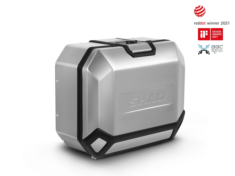 Borsa laterale Shad Terra TR36, destra, alluminio argento, 36 l