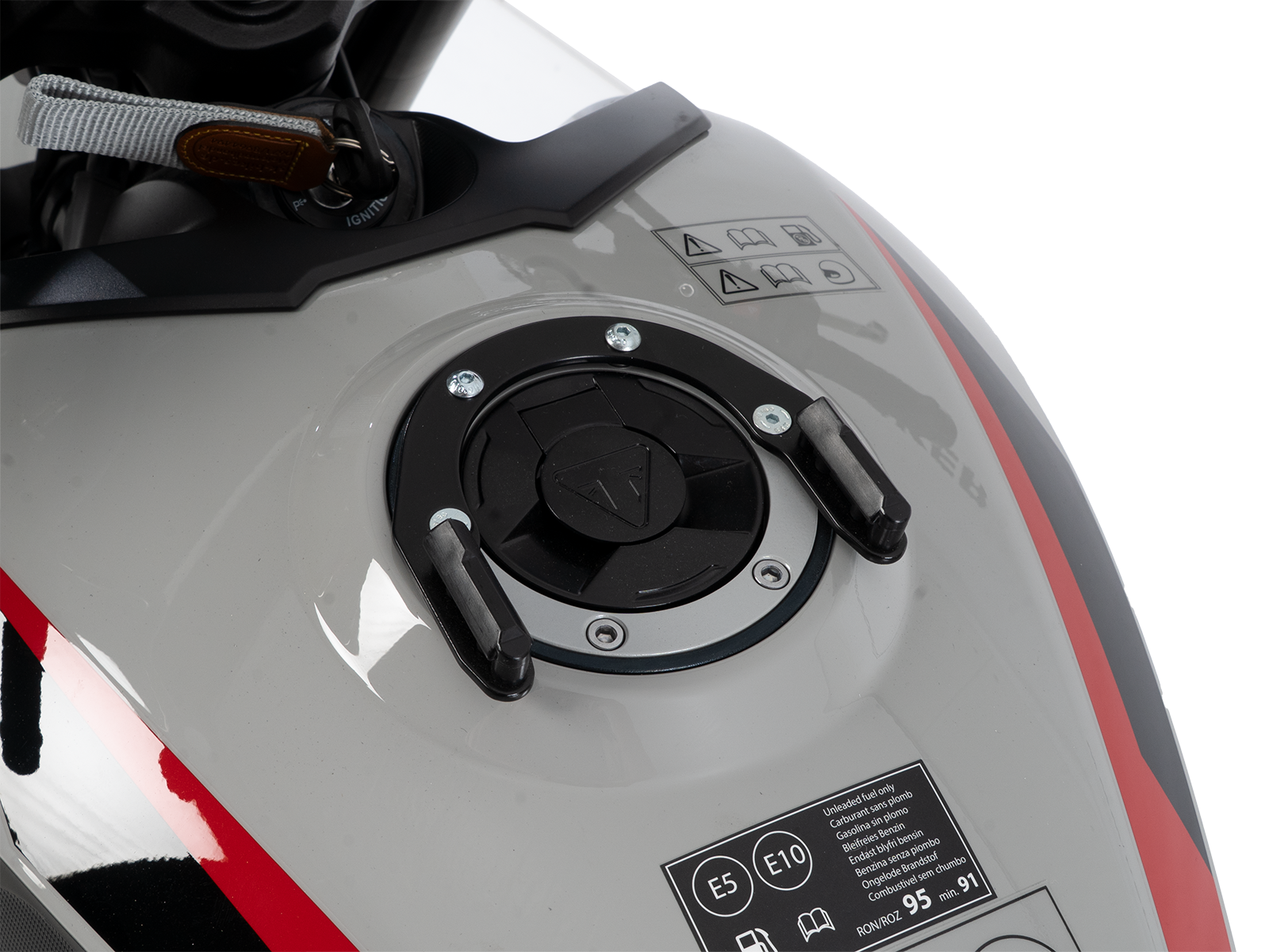 Anello per serbatoio Basic con chiusura per borsa da serbatoio inclusa per Triumph Trident 800 (26-) Hepco & Becker