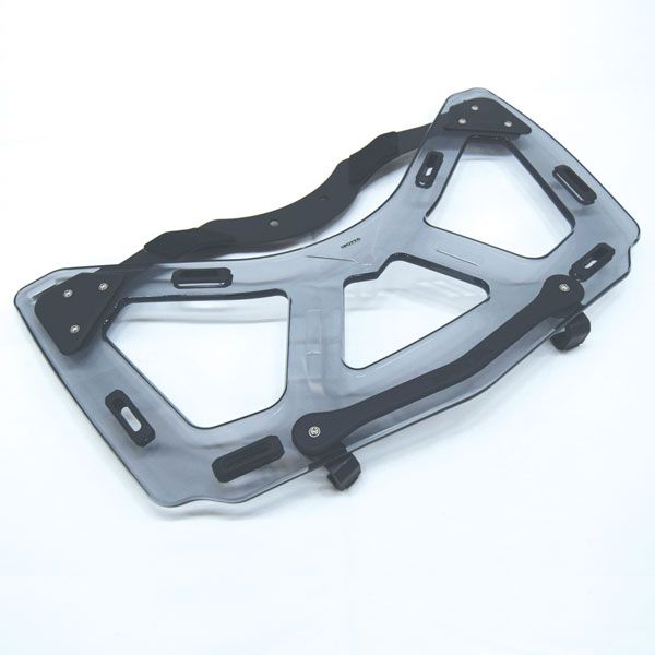 Portapacchi posteriore per bauletto BMW K 1600 GTL (10-22), PMMA, fumè chiaro
