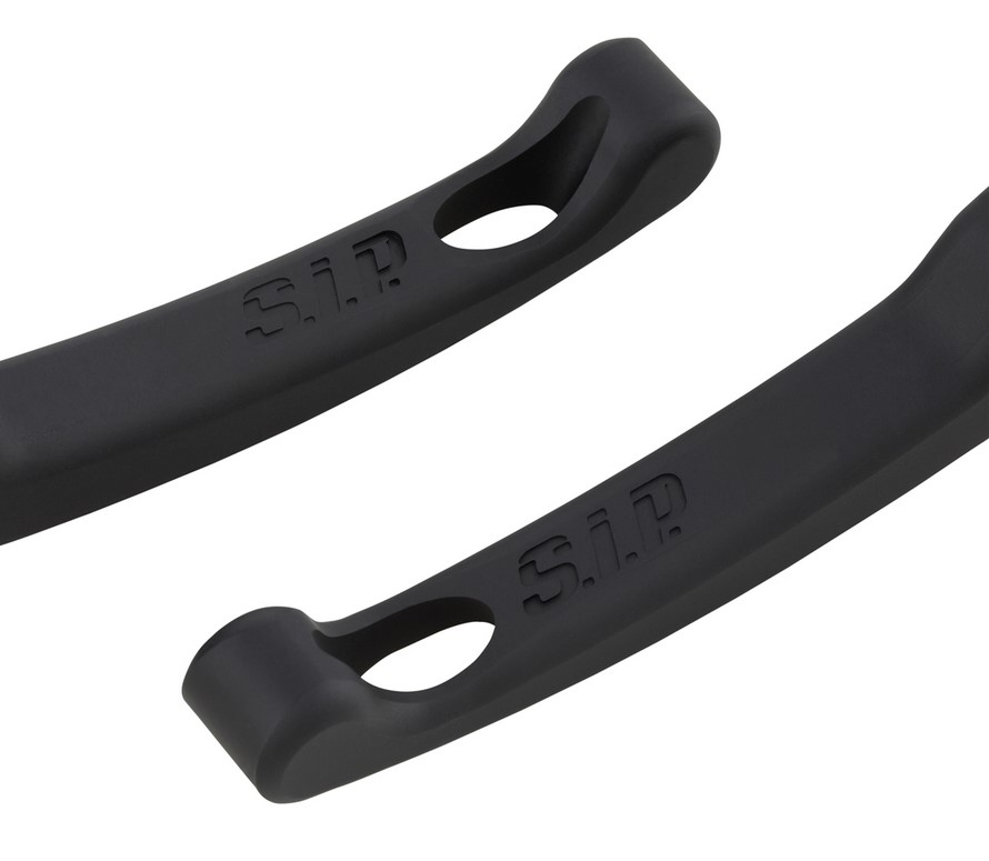Set di leve sportive freno Shorty per Vespa, destra e sinistra, nero opaco