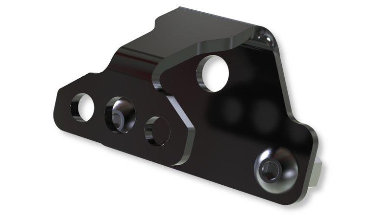 HIGHSIDER pro portatarga nero S (1 pezzo)
