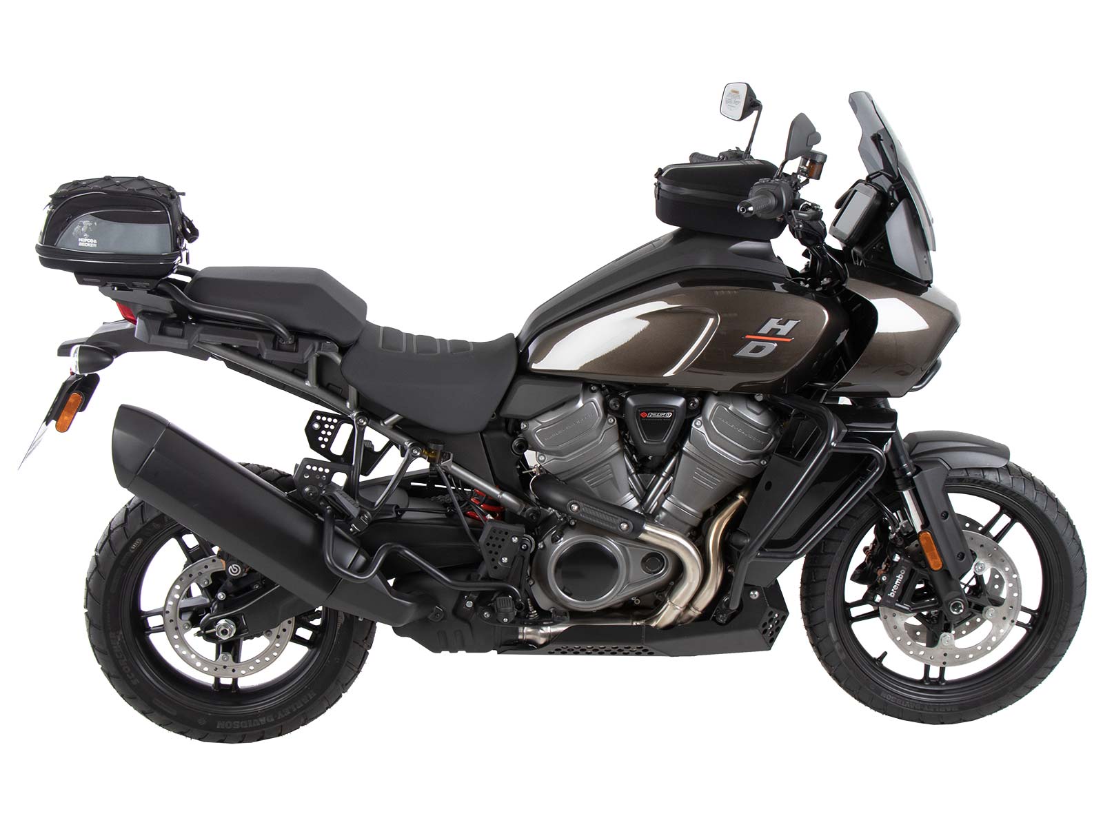 Portapacchi posteriore Smartrack nero per Harley Davidson Pan America 1250 (21-) Hepco & Becker